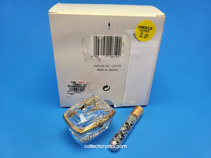 SECRETS – BEAUTY CASE GOLD W / CRYSTALS # 210819