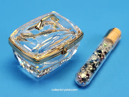 SECRETS – BEAUTY CASE GOLD W / CRYSTALS # 210819