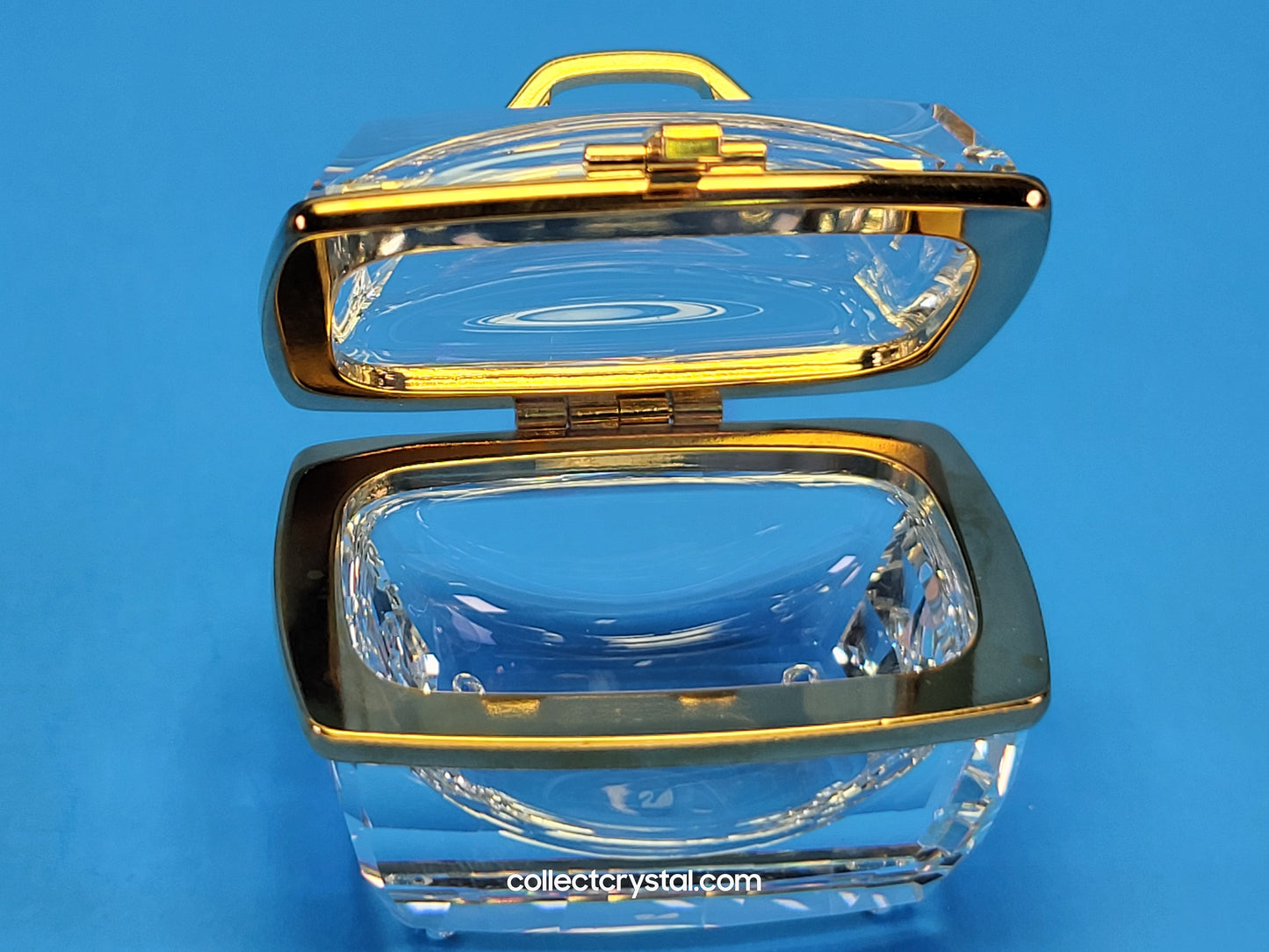 SECRETS – BEAUTY CASE GOLD W / CRYSTALS # 210819