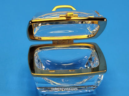 SECRETS – BEAUTY CASE GOLD W / CRYSTALS # 210819