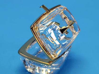 SECRETS – BEAUTY CASE GOLD W / CRYSTALS # 210819