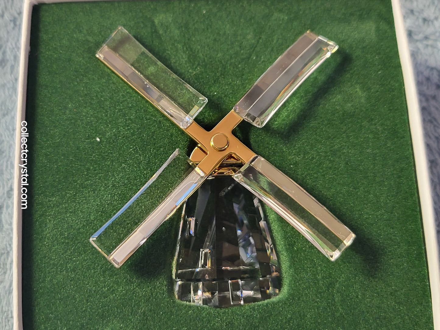 Crystal Memories Windmill Figurine Gold Journeys # 266301