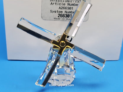 Crystal Memories Windmill Figurine Gold Journeys # 266301