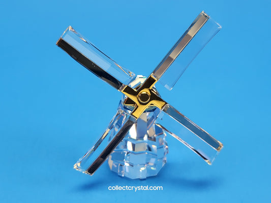 Crystal Memories Windmill Figurine Gold Journeys # 266301