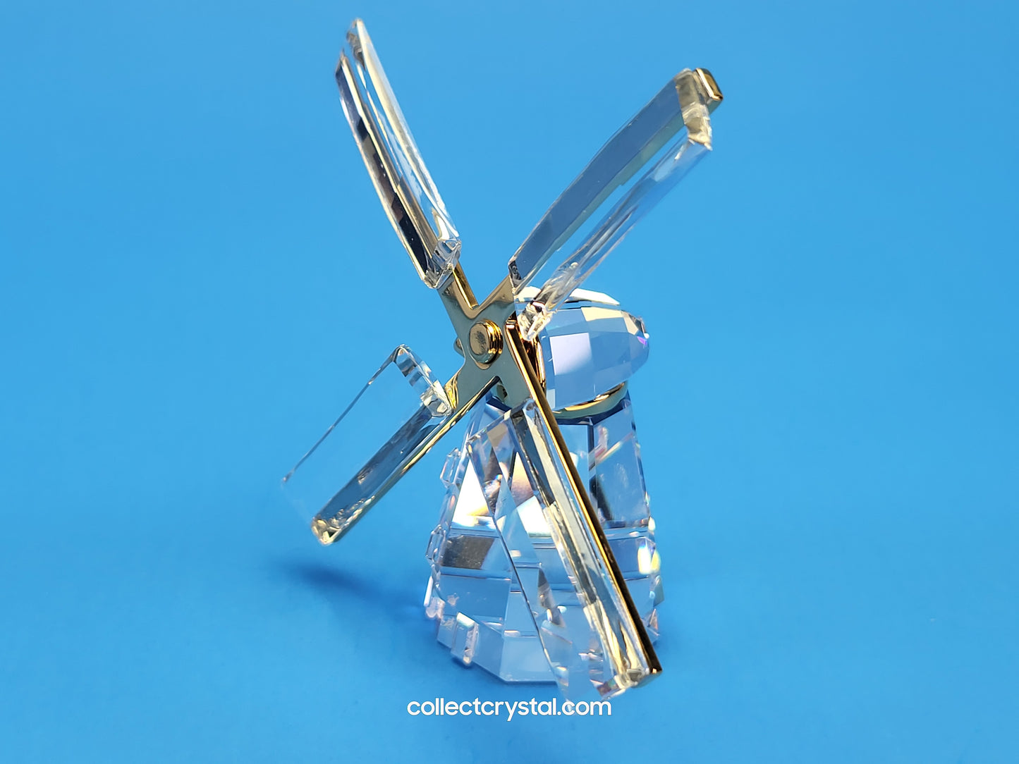 Crystal Memories Windmill Figurine Gold Journeys # 266301