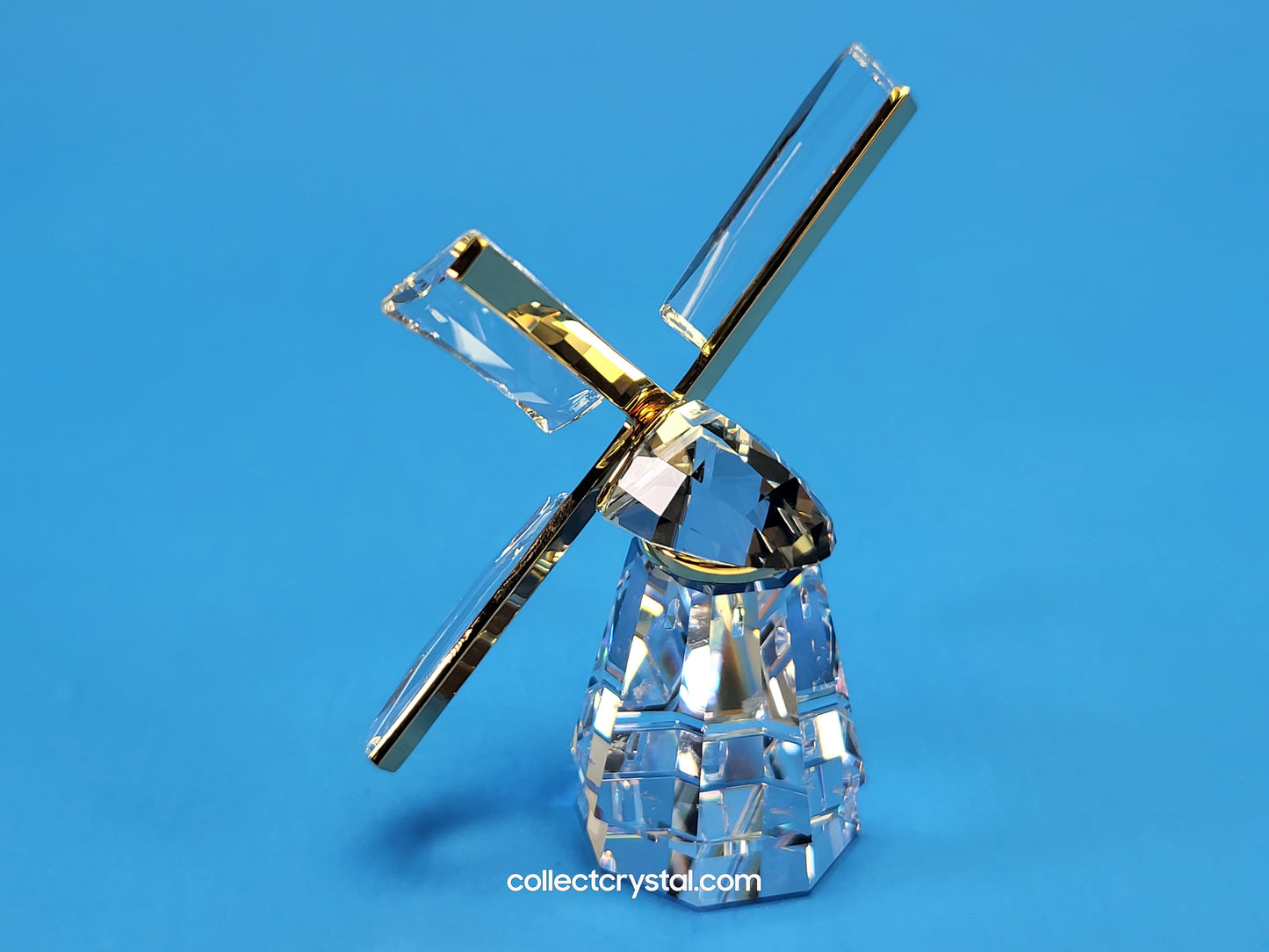 Crystal Memories Windmill Figurine Gold Journeys # 266301