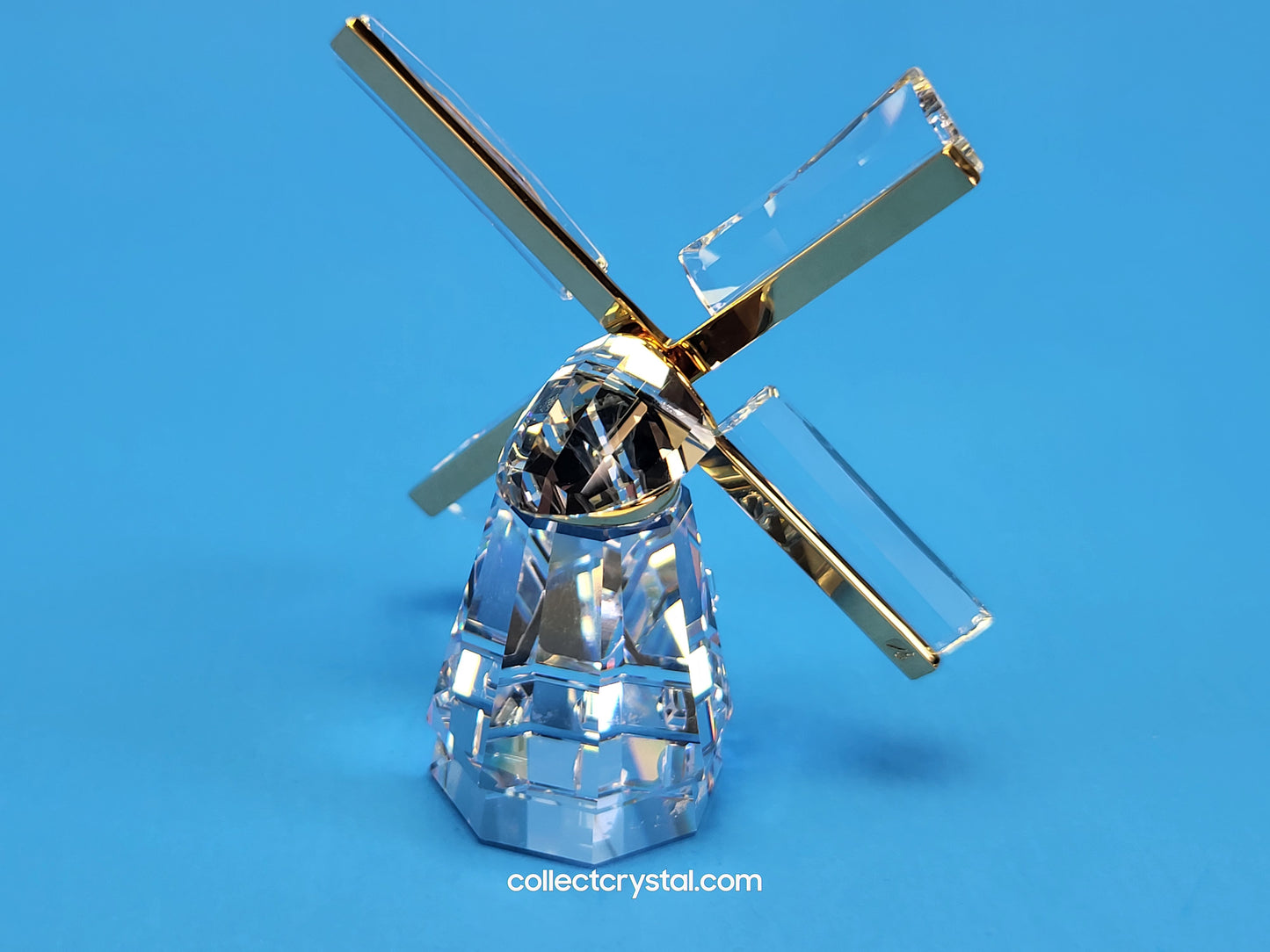 Crystal Memories Windmill Figurine Gold Journeys # 266301