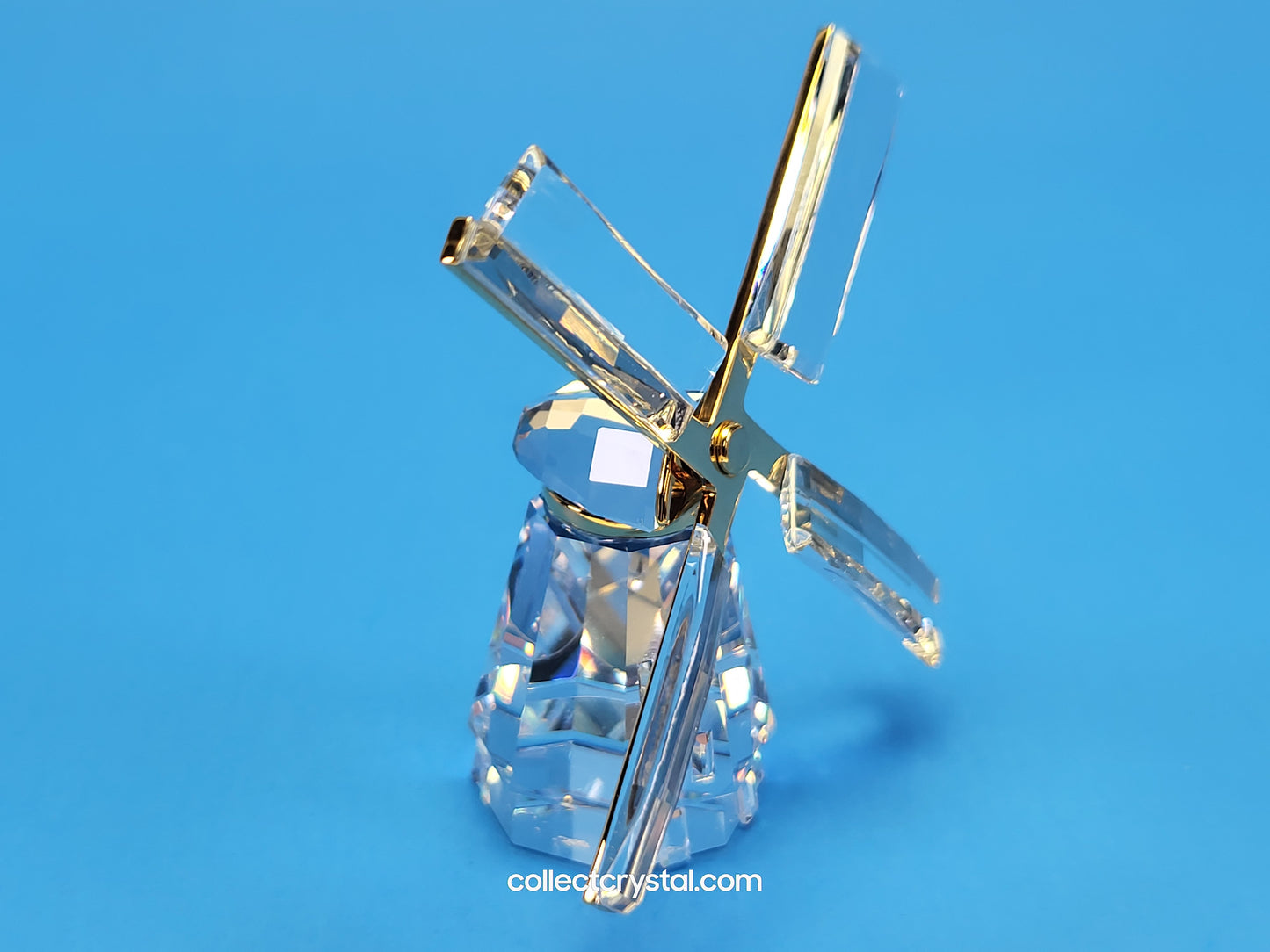 Crystal Memories Windmill Figurine Gold Journeys # 266301