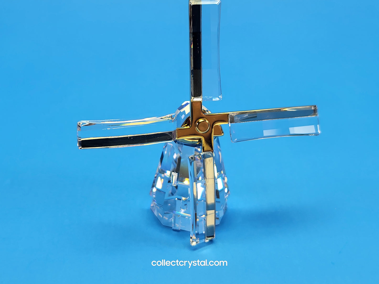 Crystal Memories Windmill Figurine Gold Journeys # 266301