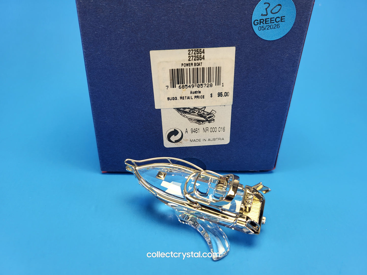 CRYSTAL MEMORIES – POWER BOAT RHODIUM 272554