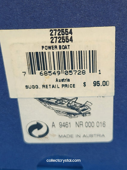 CRYSTAL MEMORIES – POWER BOAT RHODIUM 272554