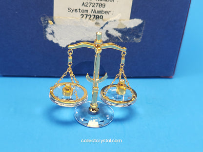 CRYSTAL MEMORIES – BALANCE SCALE GOLD 272709 MISSING 1 WEIGHT
