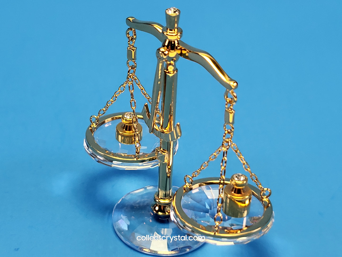 CRYSTAL MEMORIES – BALANCE SCALE GOLD 272709 MISSING 1 WEIGHT