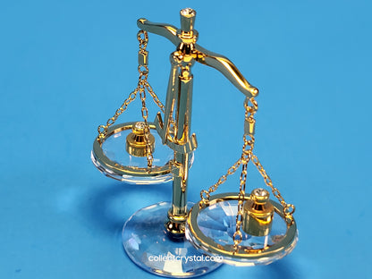 CRYSTAL MEMORIES – BALANCE SCALE GOLD 272709 MISSING 1 WEIGHT