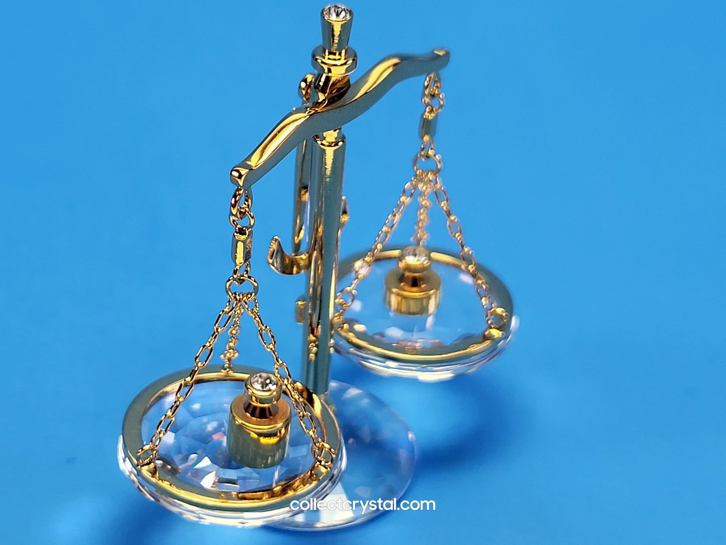 CRYSTAL MEMORIES – BALANCE SCALE GOLD 272709 MISSING 1 WEIGHT