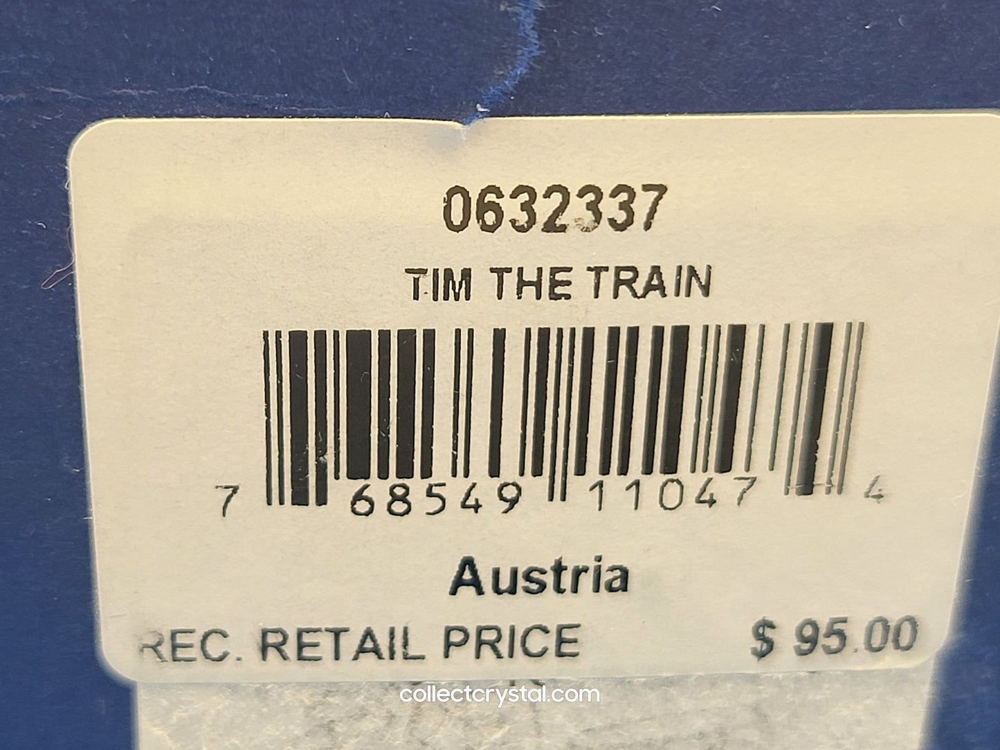Tim the Train # 632337 PULL TOY FIGURINE