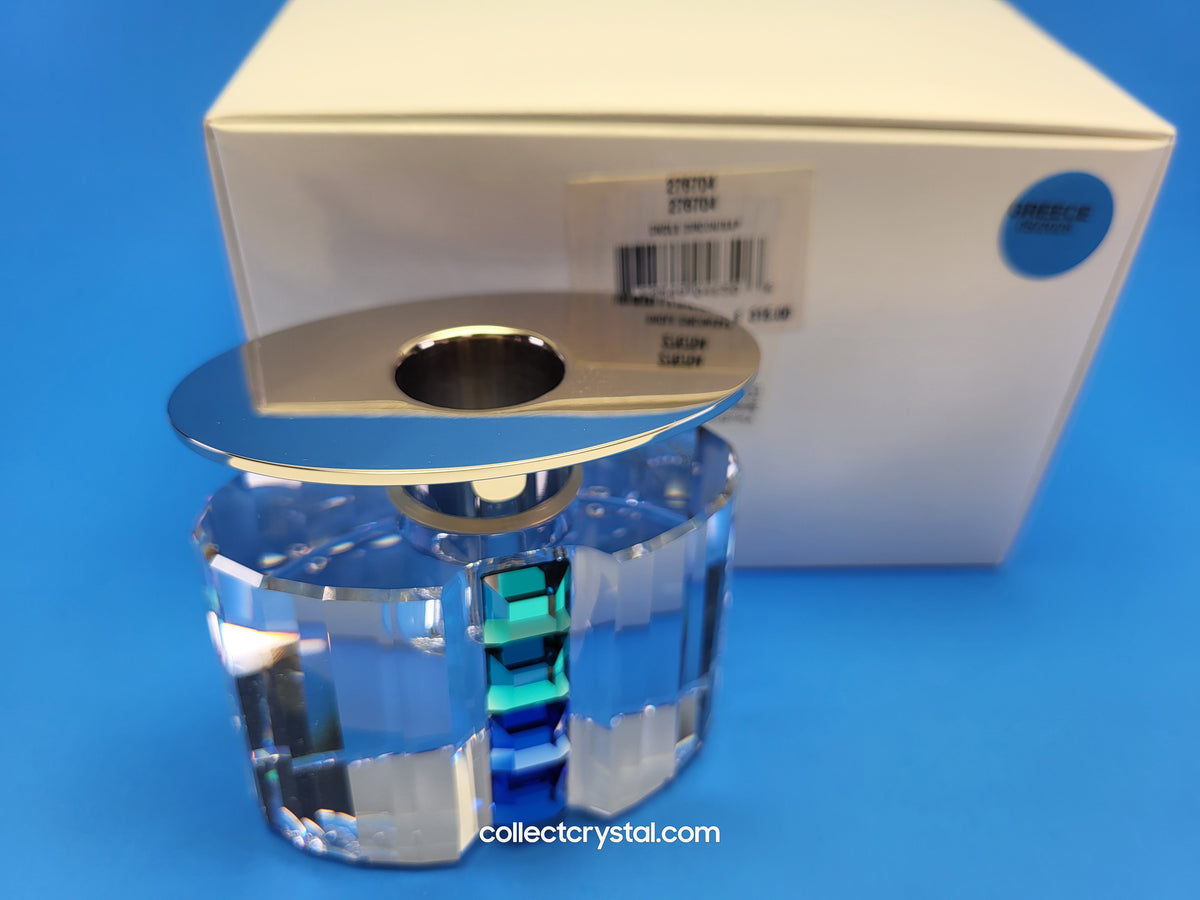 Giftware - CANDLEHOLDER – RAINBOW BLUE ZIRCON/SAPPHIRE 276704