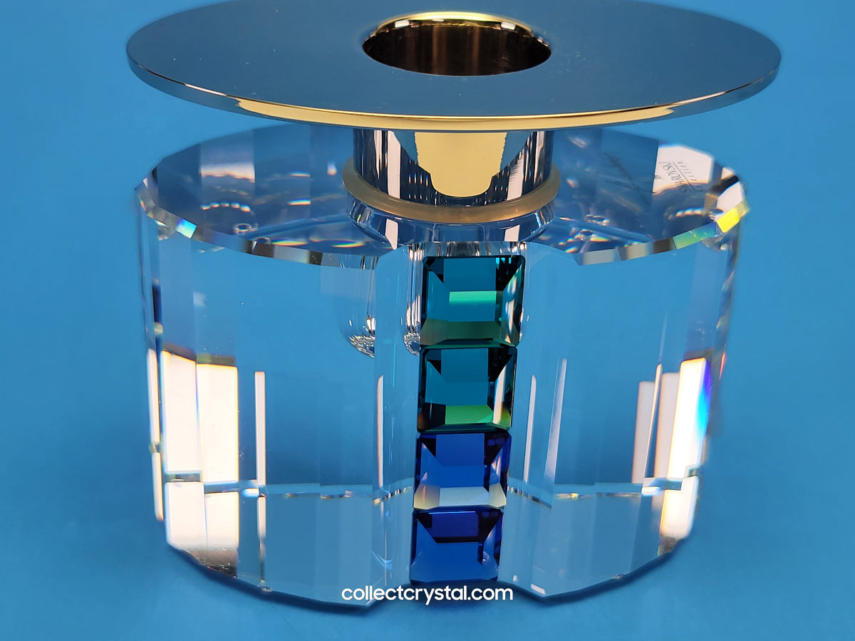 Giftware - CANDLEHOLDER – RAINBOW BLUE ZIRCON/SAPPHIRE 276704