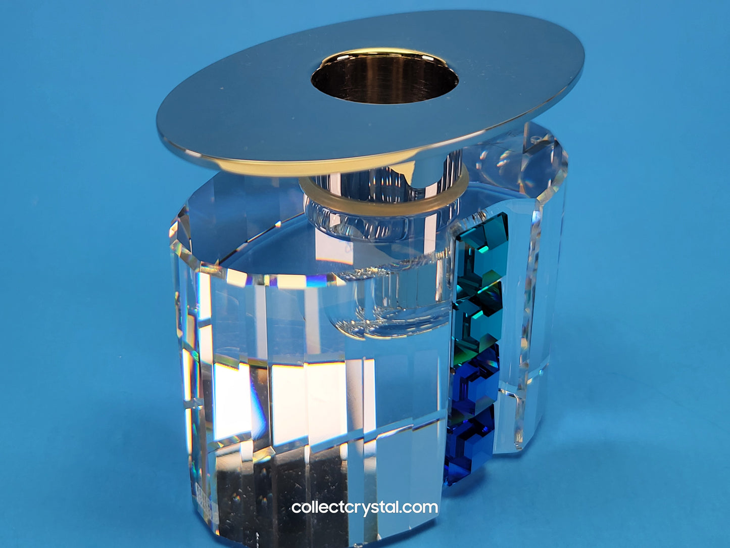 Giftware - CANDLEHOLDER – RAINBOW BLUE ZIRCON/SAPPHIRE 276704
