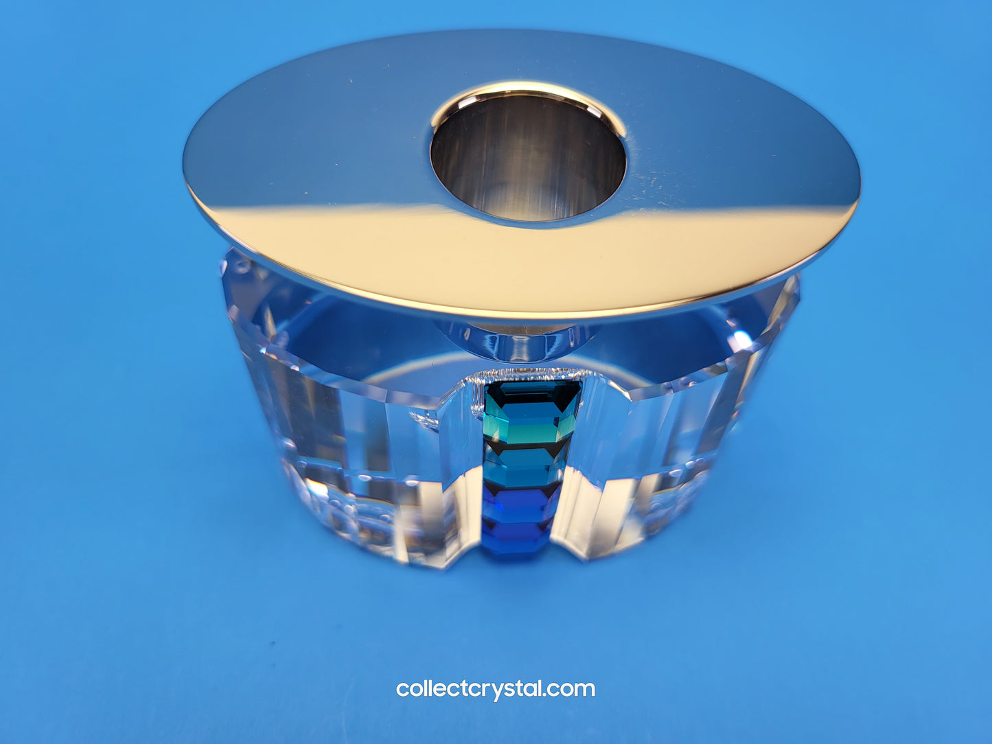 Giftware - CANDLEHOLDER – RAINBOW BLUE ZIRCON/SAPPHIRE 276704