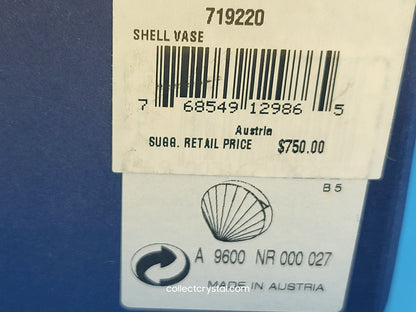 Shell Vase # 719220 Crystal Classics collection