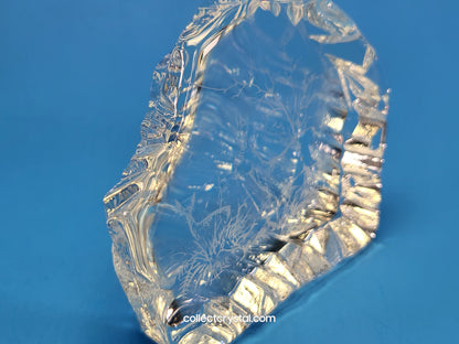 STAG & DOE DEER SOUVENIR REVERSED-ETCHED PAPERWEIGHT # 9503 M839