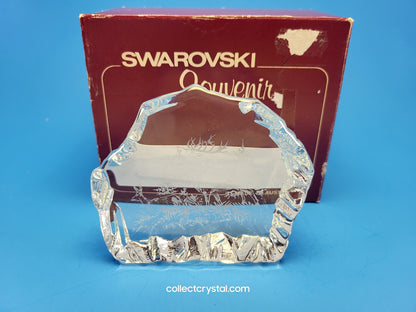 STAG SOUVENIR REVERSED-ETCHED PAPERWEIGHT # 9503 M842