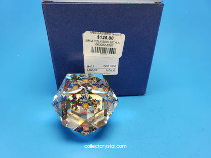 Arribas Disneyland 30th Anniversary Paperweight mib 566 / 750 # M6507