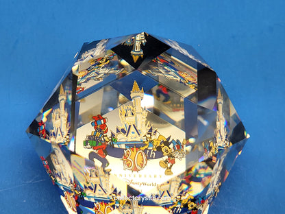 Arribas Disneyland 30th Anniversary Paperweight mib 566 / 750 # M6507