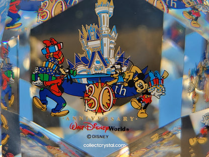 Arribas Disneyland 30th Anniversary Paperweight mib 566 / 750 # M6507