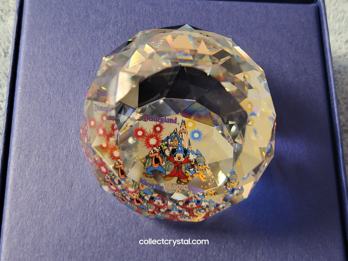 Arribas Disney Paperweight # 619845 Where the Magic Began LE 127/1000