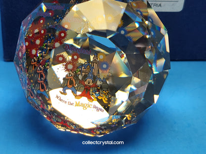 Arribas Disney Paperweight # 619845 Where the Magic Began LE 127/1000