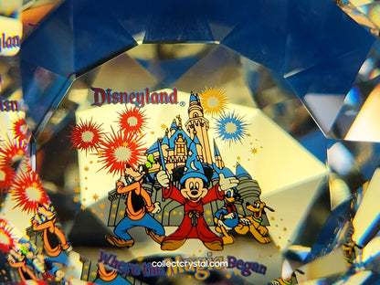 Arribas Disney Paperweight # 619845 Where the Magic Began LE 127/1000
