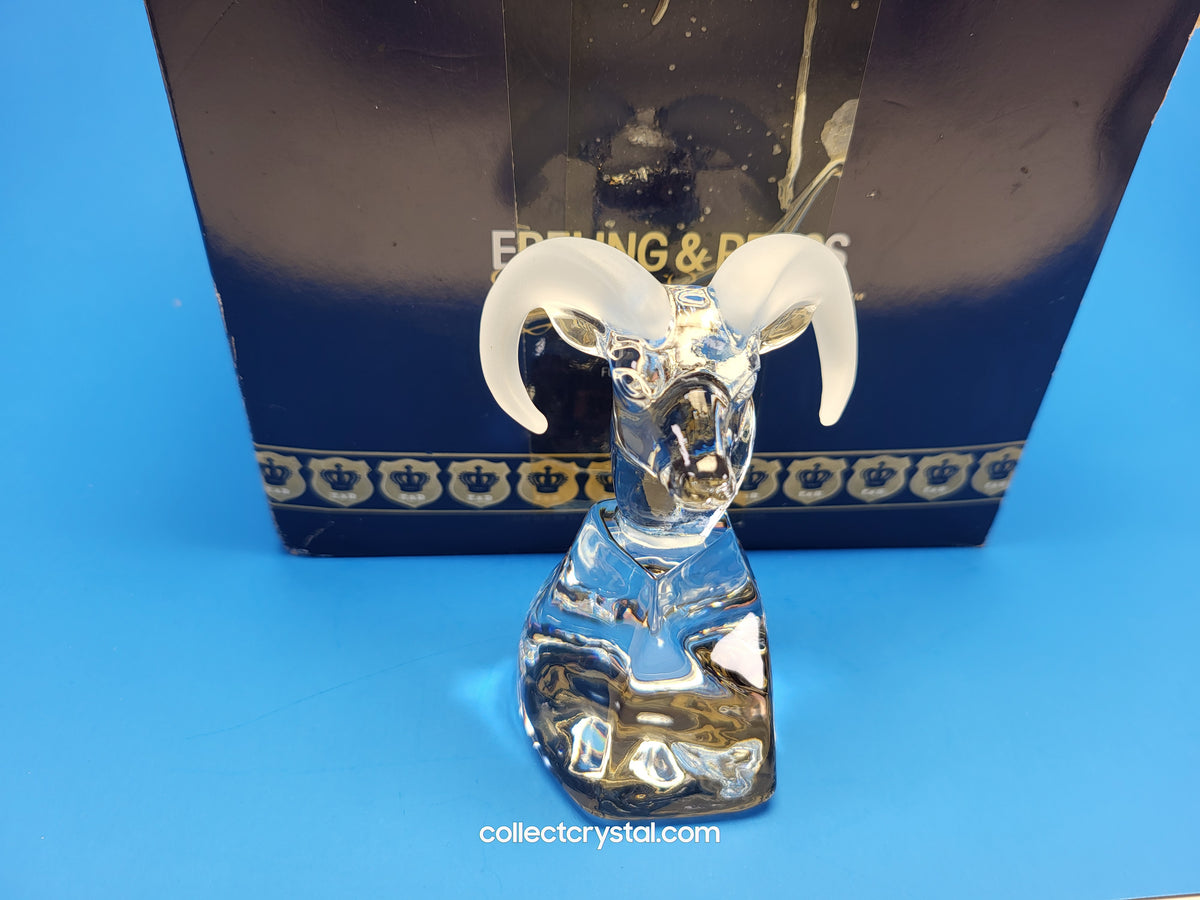 Ebeling & Reuss Ram Head or Long Horned Sheep sculpture