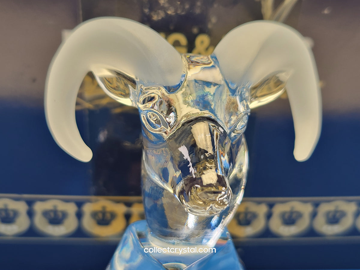 Ebeling & Reuss Ram Head or Long Horned Sheep sculpture