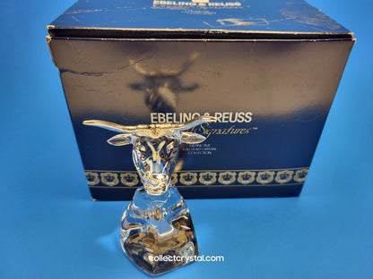 Ebeling & Reuss Steer Head or Long Horned bull sculpture # 69305