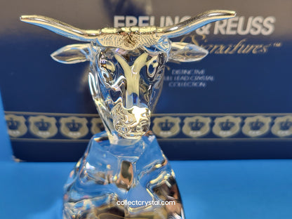 Ebeling & Reuss Steer Head or Long Horned bull sculpture # 69305