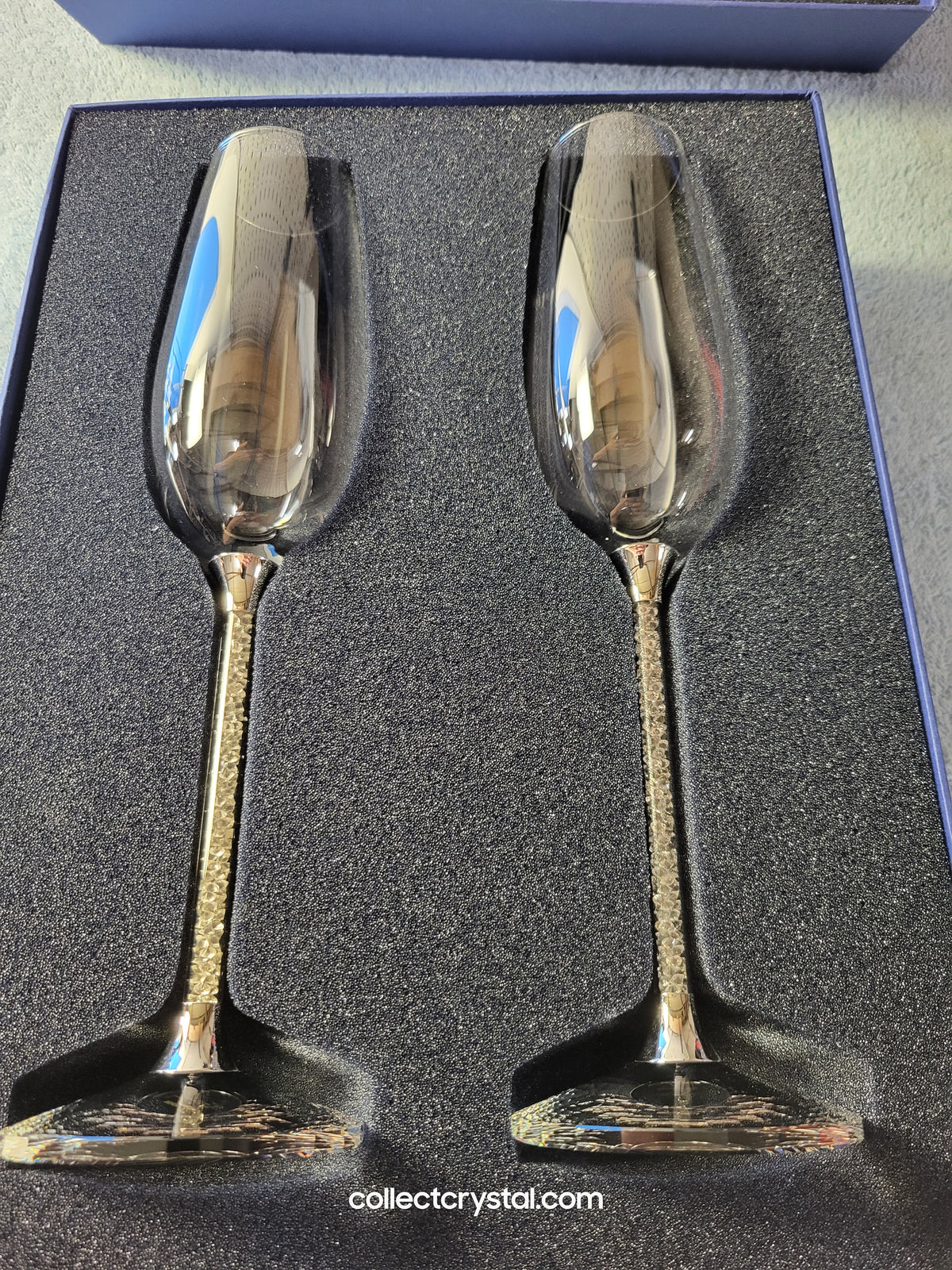 Crystalline Flutes - Champaign Glasses - Set of 2 Item # 255678