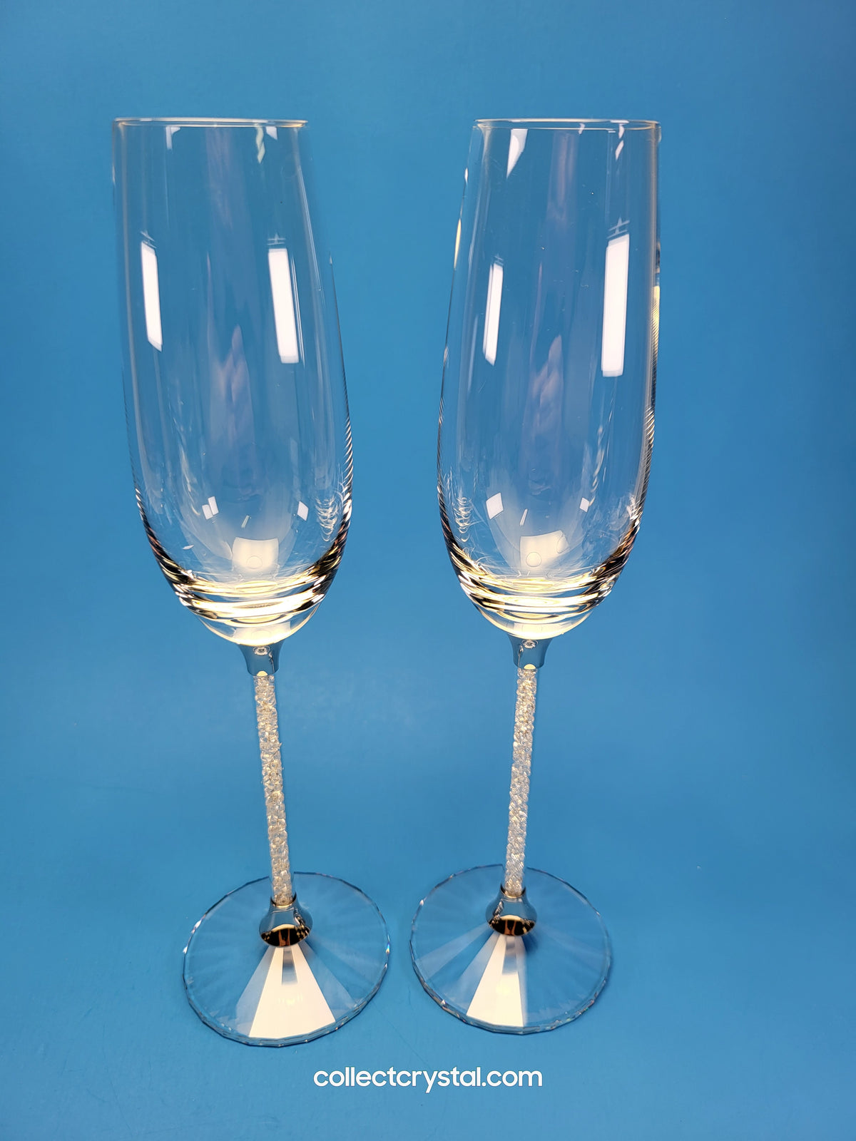 Crystalline Flutes - Champaign Glasses - Set of 2 Item # 255678