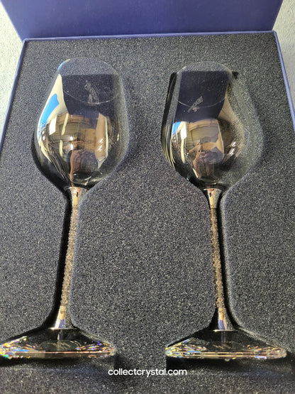 Crystalline White Wine Glasses Set of 2 Item # 1095947