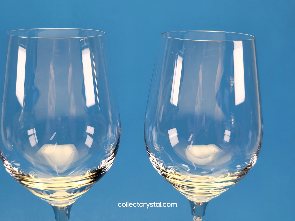 Crystalline White Wine Glasses Set of 2 Item # 1095947