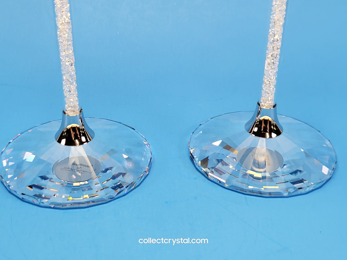 Crystalline White Wine Glasses Set of 2 Item # 1095947