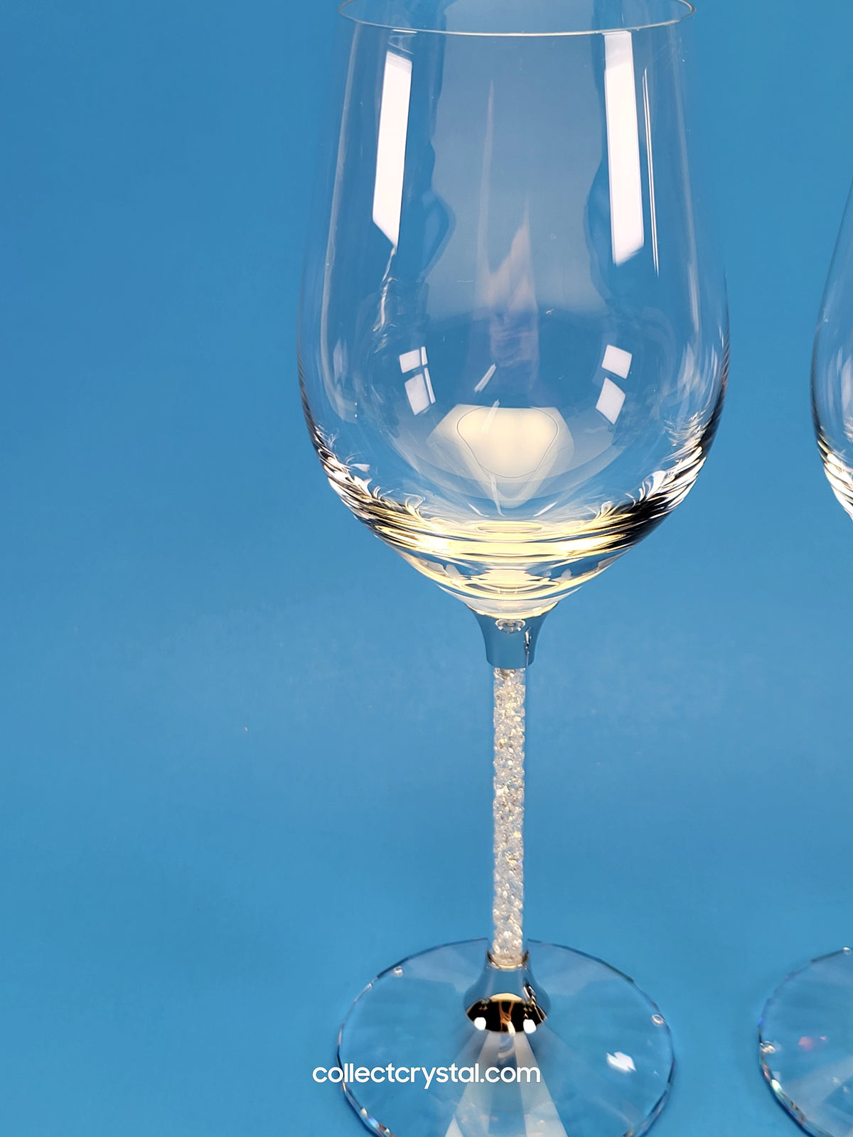 Crystalline White Wine Glasses Set of 2 Item # 1095947