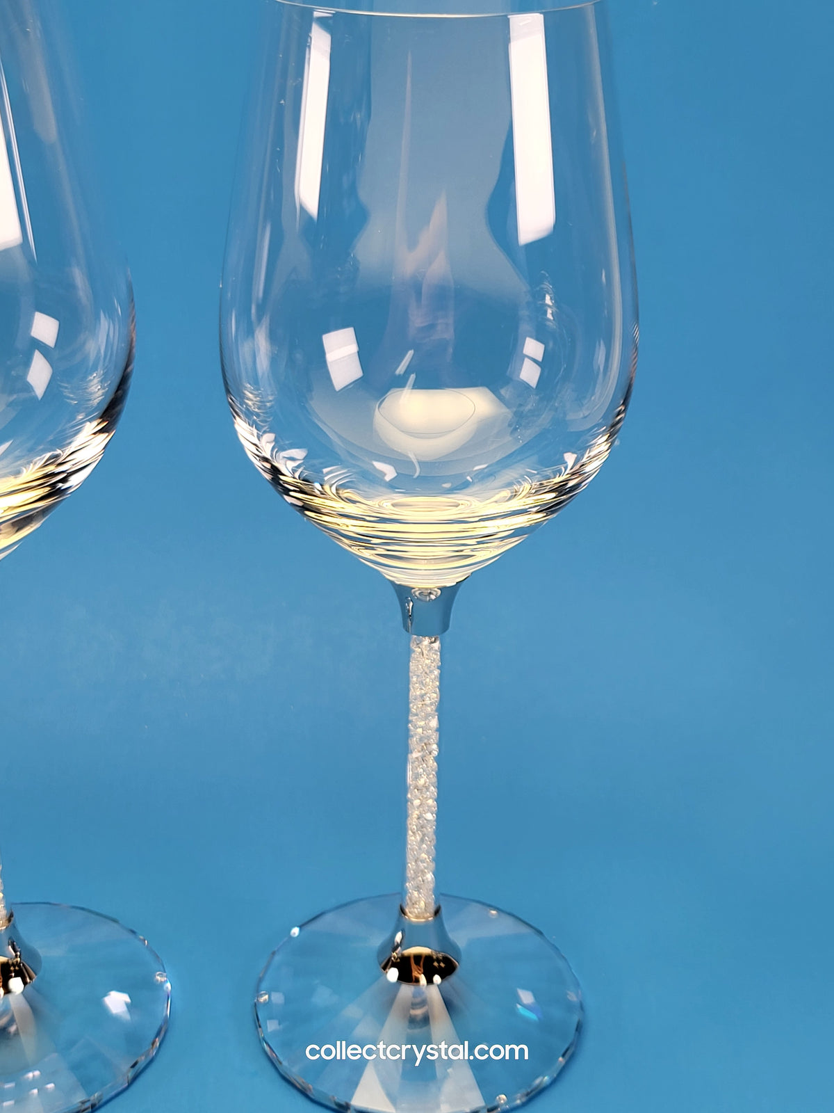Crystalline White Wine Glasses Set of 2 Item # 1095947