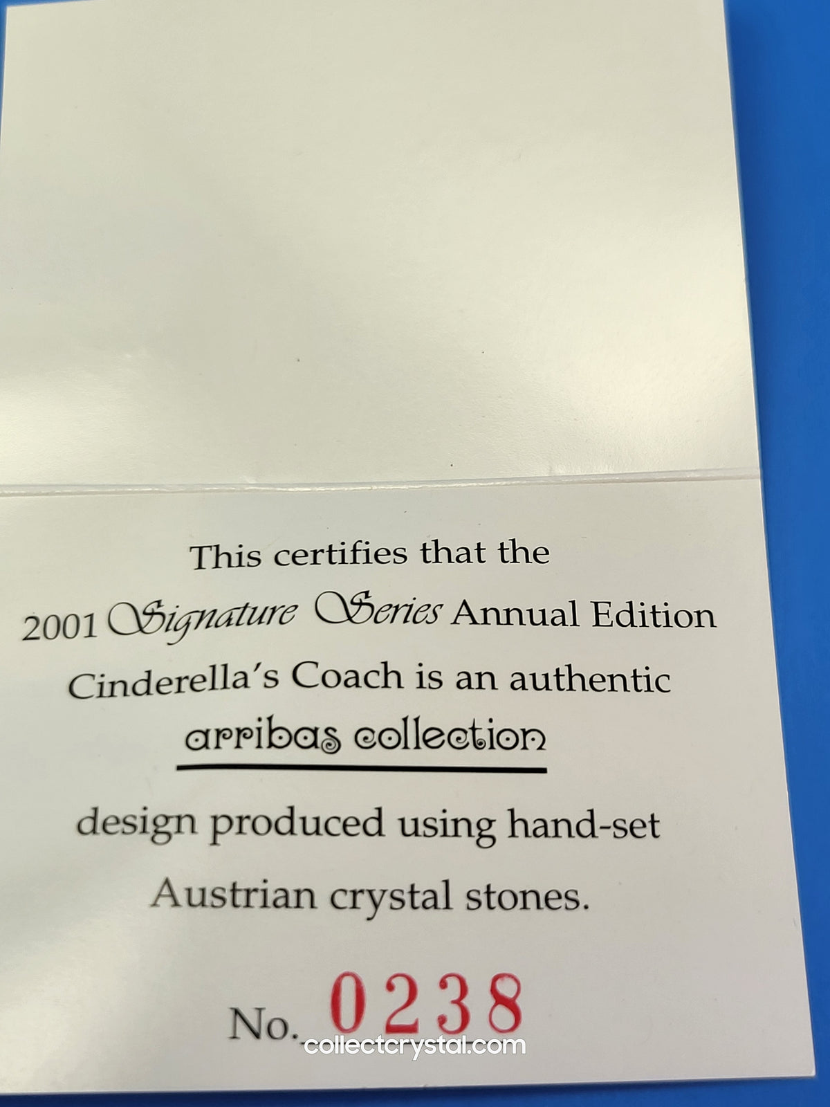 Disney Arribas LE Signature Series Cinderella Coach Complete # 1401421