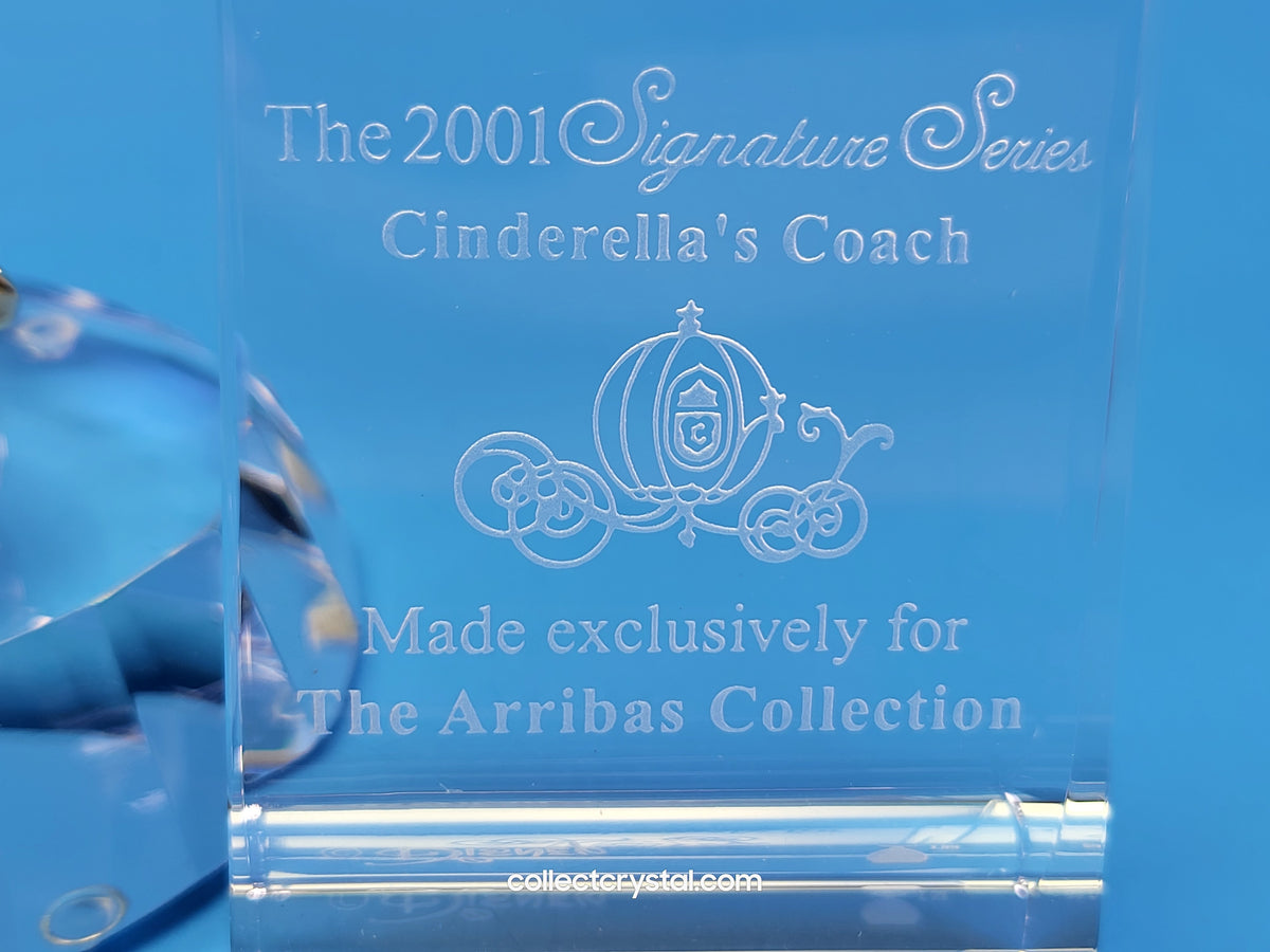 Disney Arribas LE Signature Series Cinderella Coach Complete # 1401421