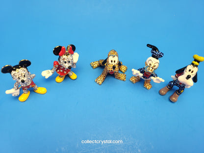 Swarovski Arribas Disney LE Fab 5 Set 14014010 Mickey Minnie Donald Pluto Goofy