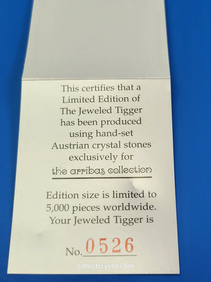 Arribas Winnie the Pooh's Tigger - 526 / 5000 limited Ed # 14012004 complete
