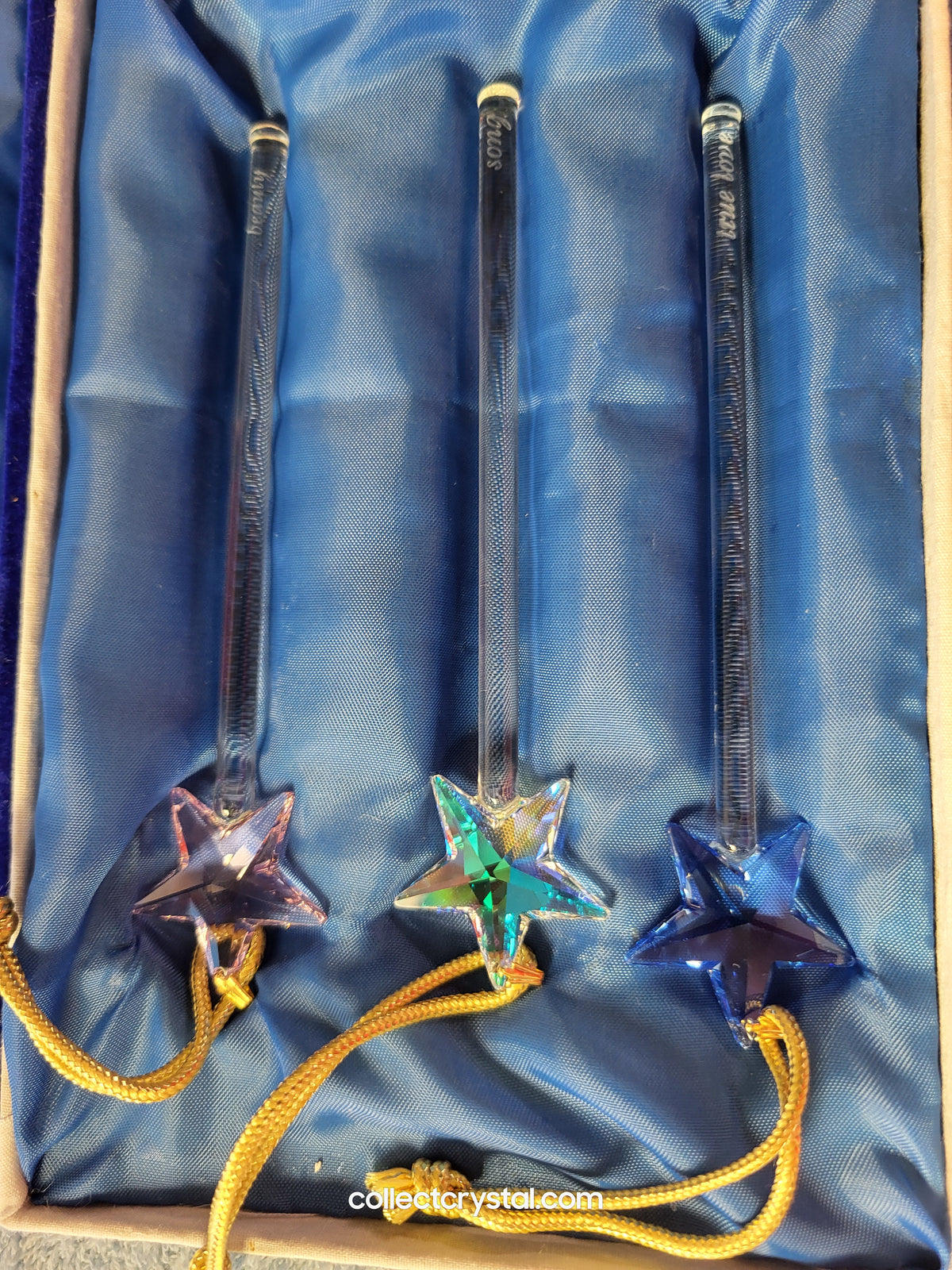 Disney Arribas Brothers Swarovski Crystal Fairy Wand Set