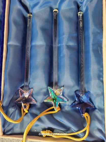 Disney Arribas Brothers Swarovski Crystal Fairy Wand Set